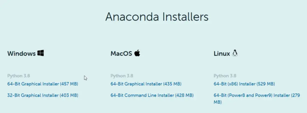 Download Anaconda