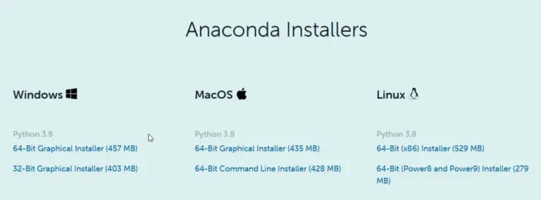 anaconda latest version for windows 10