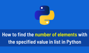 How to find the number of elements with the specified value in list in ...