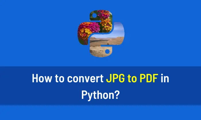 How to convert JPG to PDF
