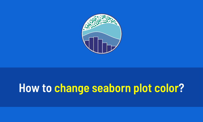 How to change Seaborn plot color