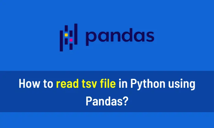 How to read tsv file in Python using Pandas
