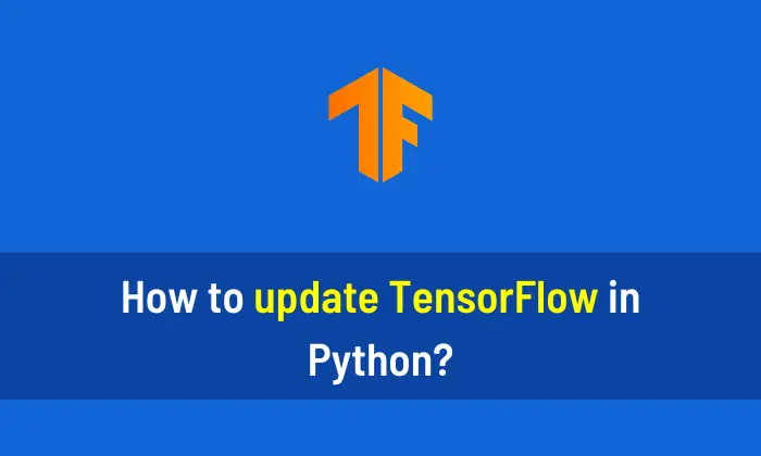 How to update TensorFlow