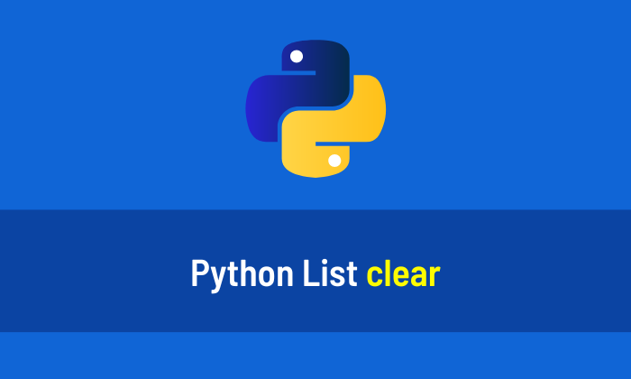 Python list clear