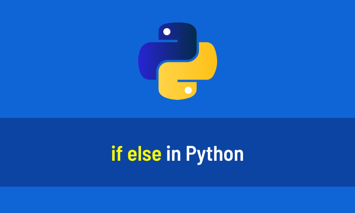 if else in Python