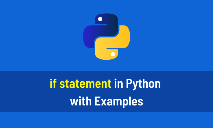 if statement Python