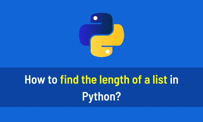 How To Find The Length Of A List In Python AiHints