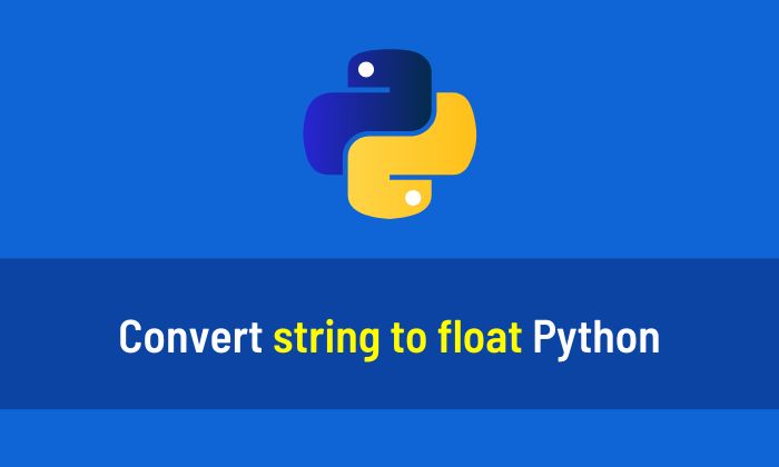 Convert string to float Python