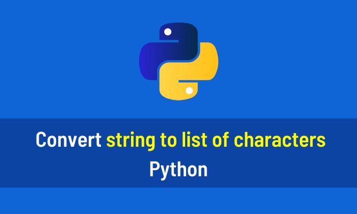 Convert string to list of characters Python