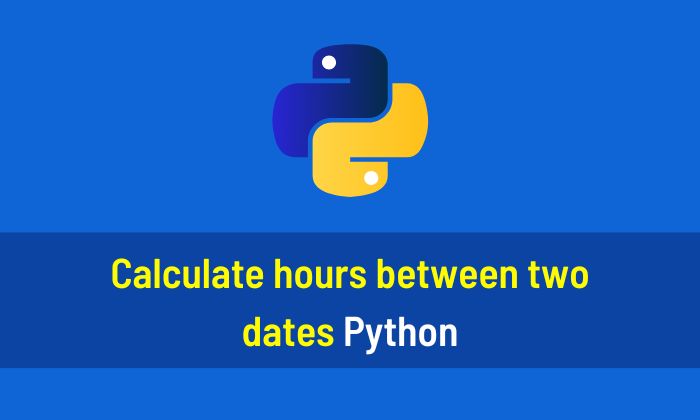 Calculate hours between two dates Python