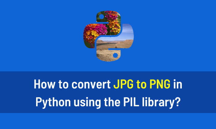 How to convert JPG to PNG in Python using the PIL library